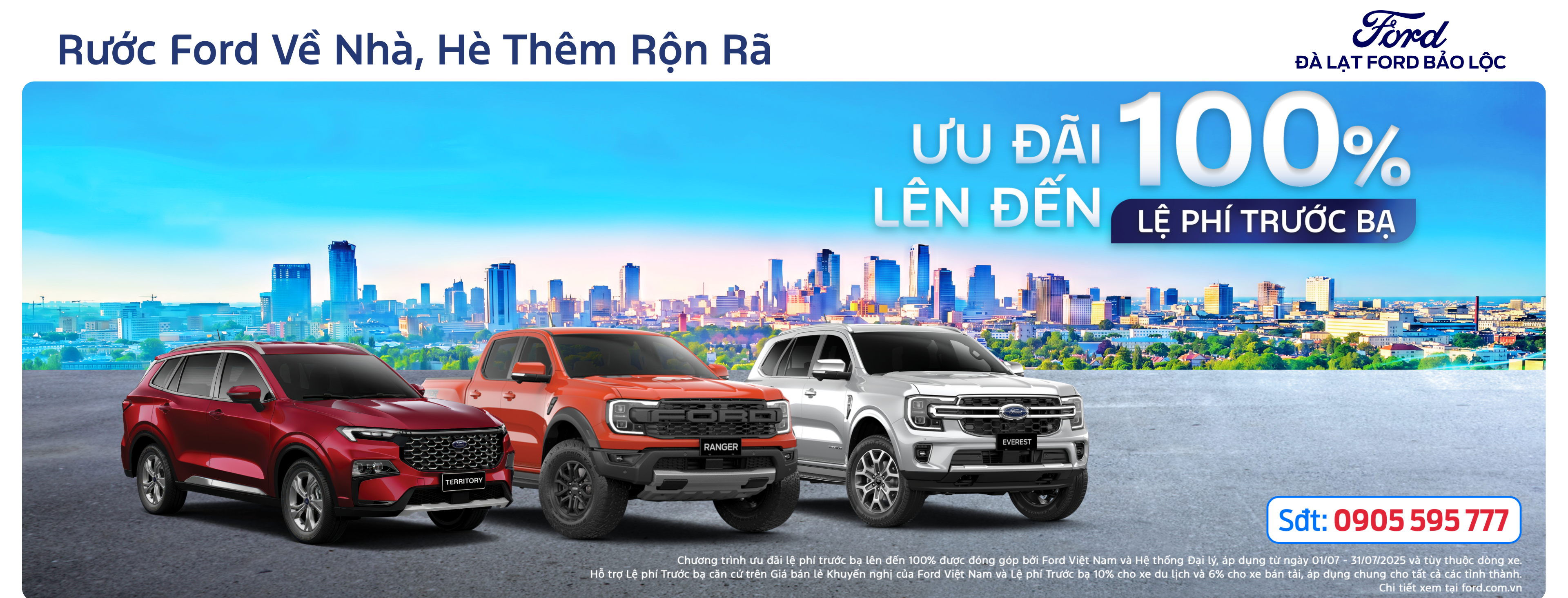 khuyen mai truoc ba 100 ford bao loc